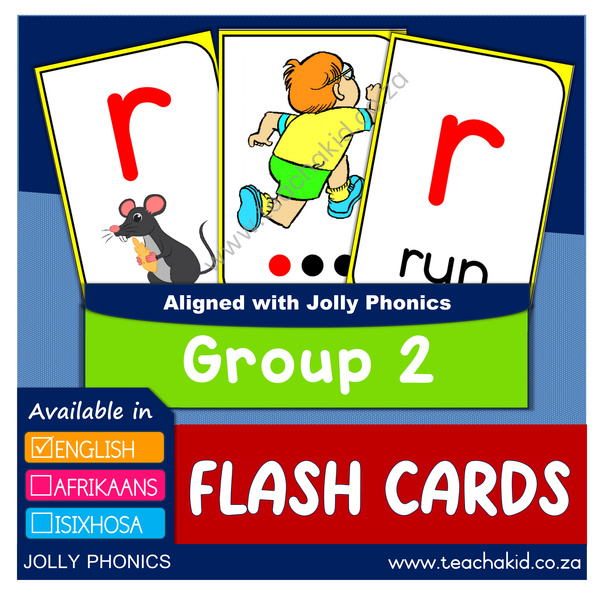Jolly Phonics Group 2 Flashcards (PDF)