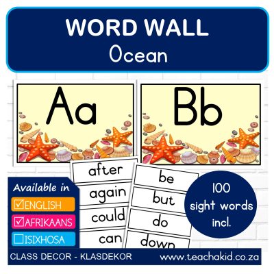 Ocean – word wall (PDF)