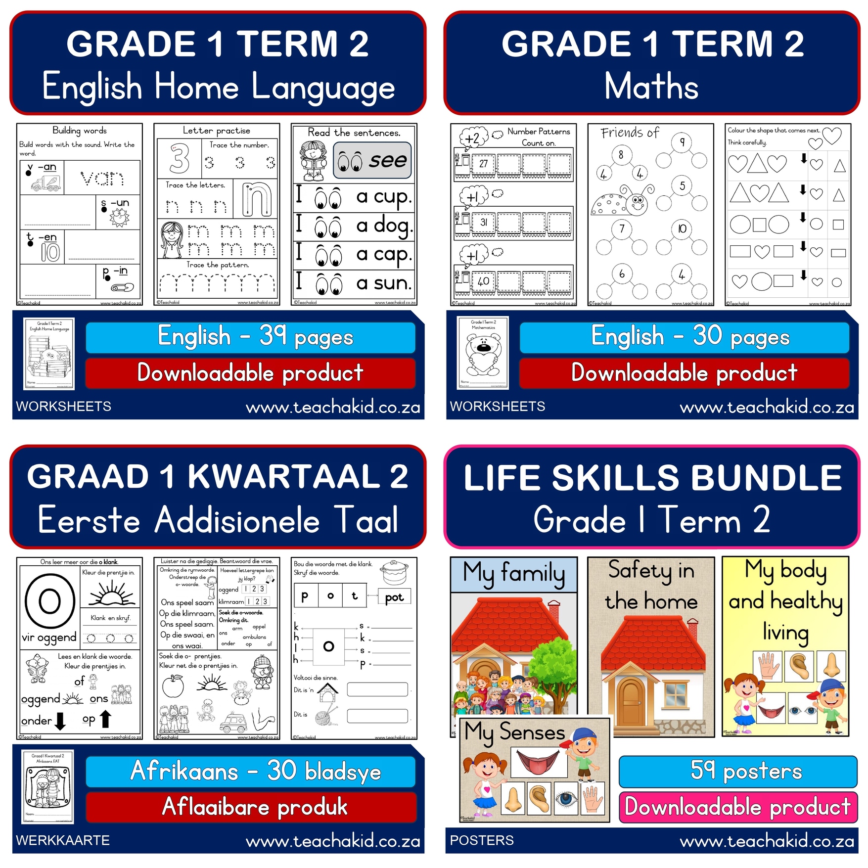 Grade 1 Term 2 All in one package (PDF) - Image 2