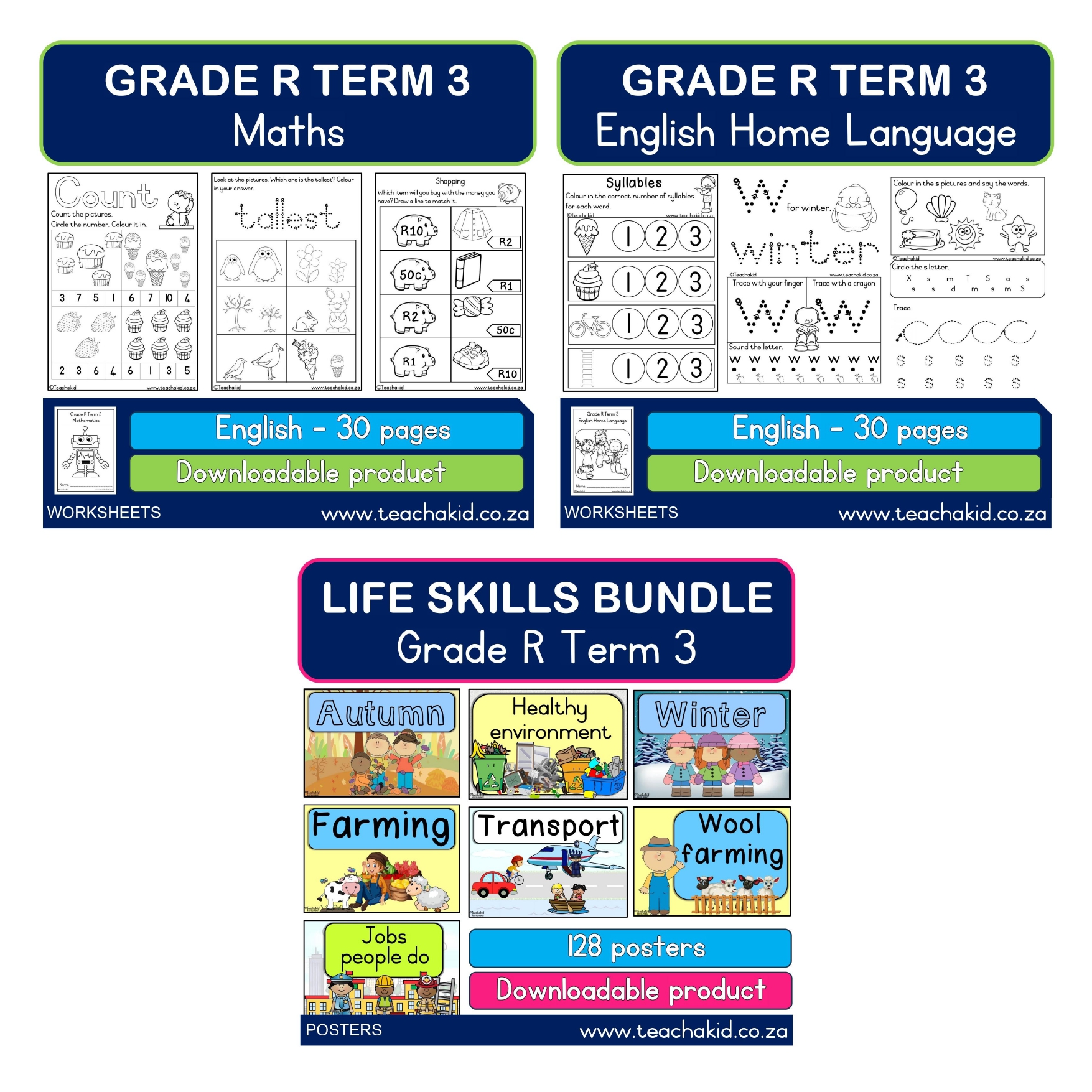 Grade R Term 3 All in one package (PDF) - Image 2