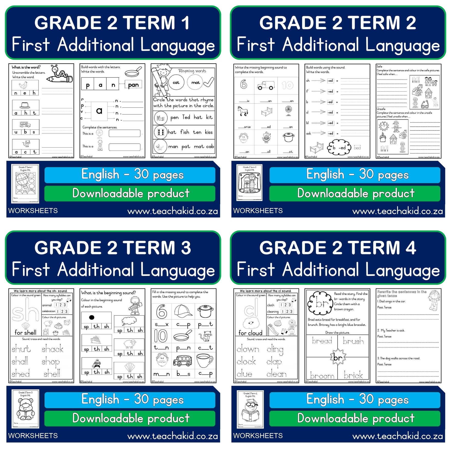 Grade 2 First Additional Language year package (PDF) - Image 2