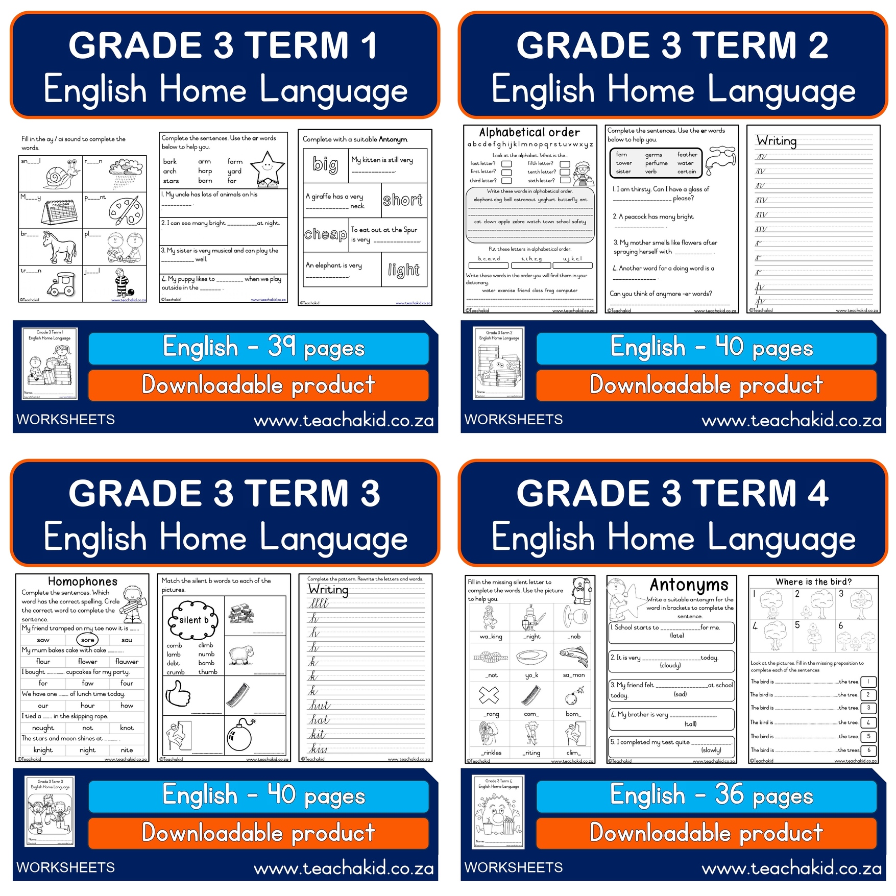 Grade 3 Home Language year package (PDF) - Image 2