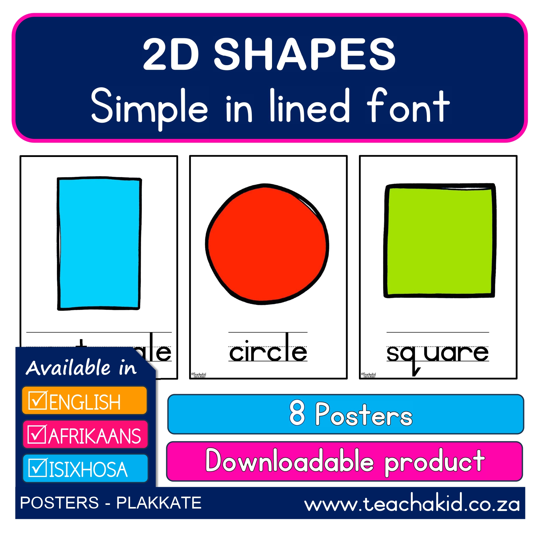 2D simple lined font – shapes (PDF)