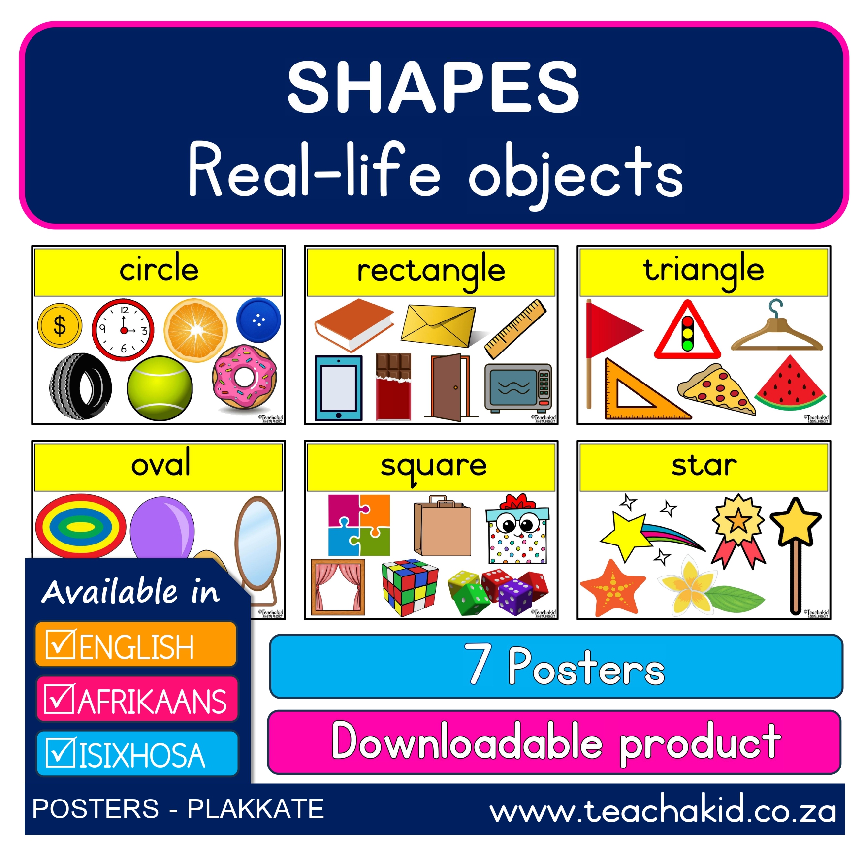 Real-life objects – posters (PDF)