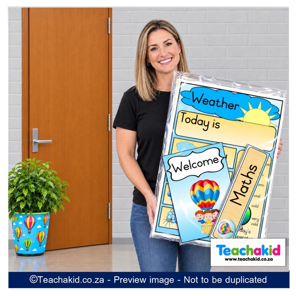 Air Balloon Class Theme Set (printed) - Image 2