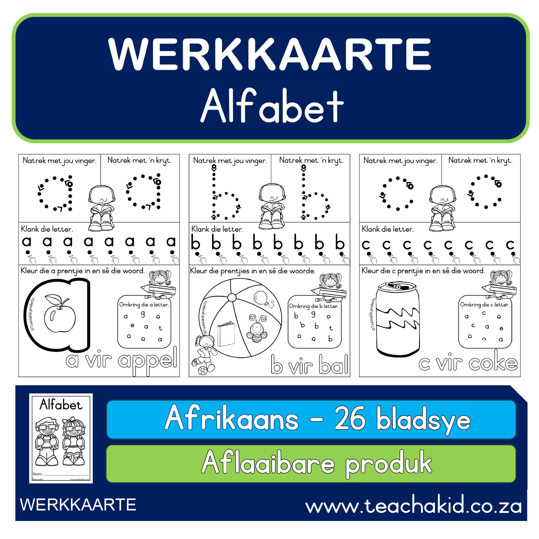 Alfabet werkkaarte (PDF)