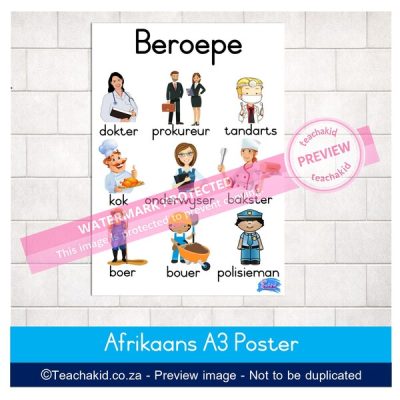 Beroepe Plakkaat