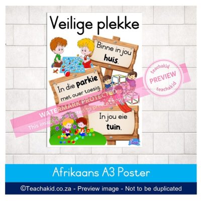 Veilige Plekke Plakkaat