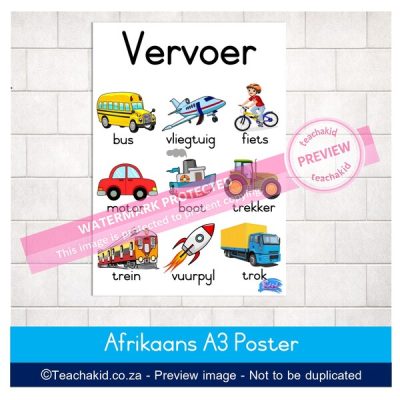 Vervoer Plakkaat