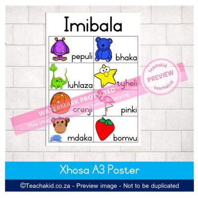 Xhosa Colours Poster 01