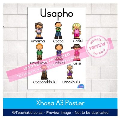 Xhosa Family Poster