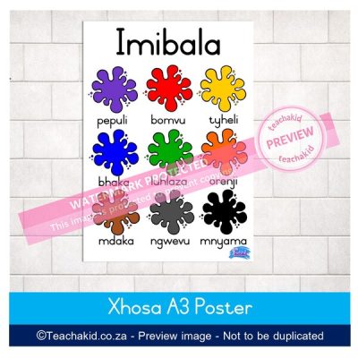 Xhosa Colours Poster 02