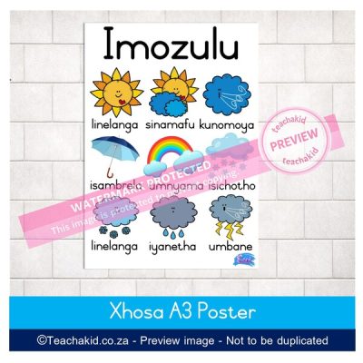 Xhosa Weather Poster