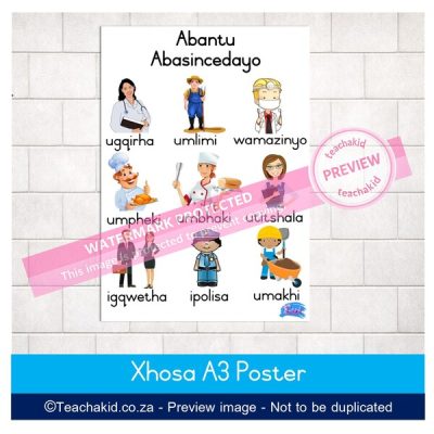 Xhosa Occupations Poster