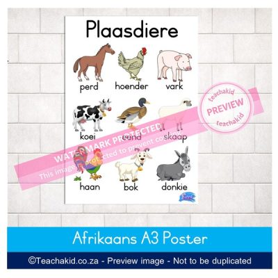 Plaasdiere Plakkaat