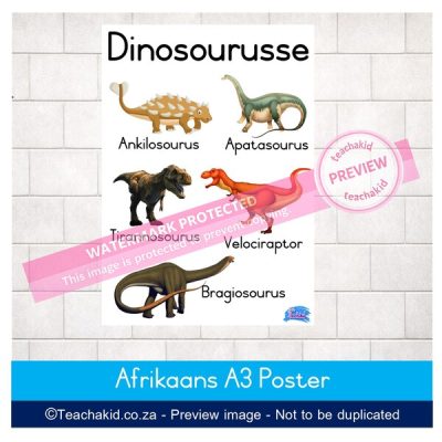Dinosourusse Plakkaat