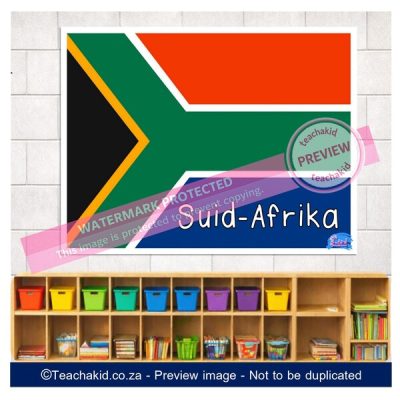 SA Vlag Plakkaat