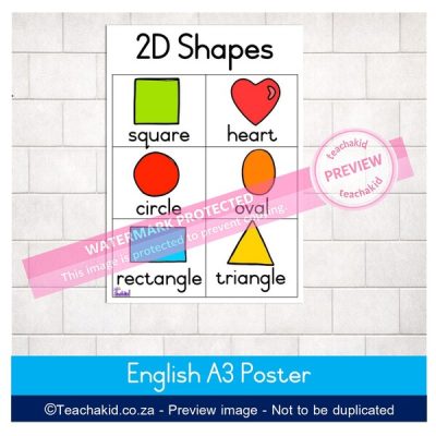 2D Shapes Poster