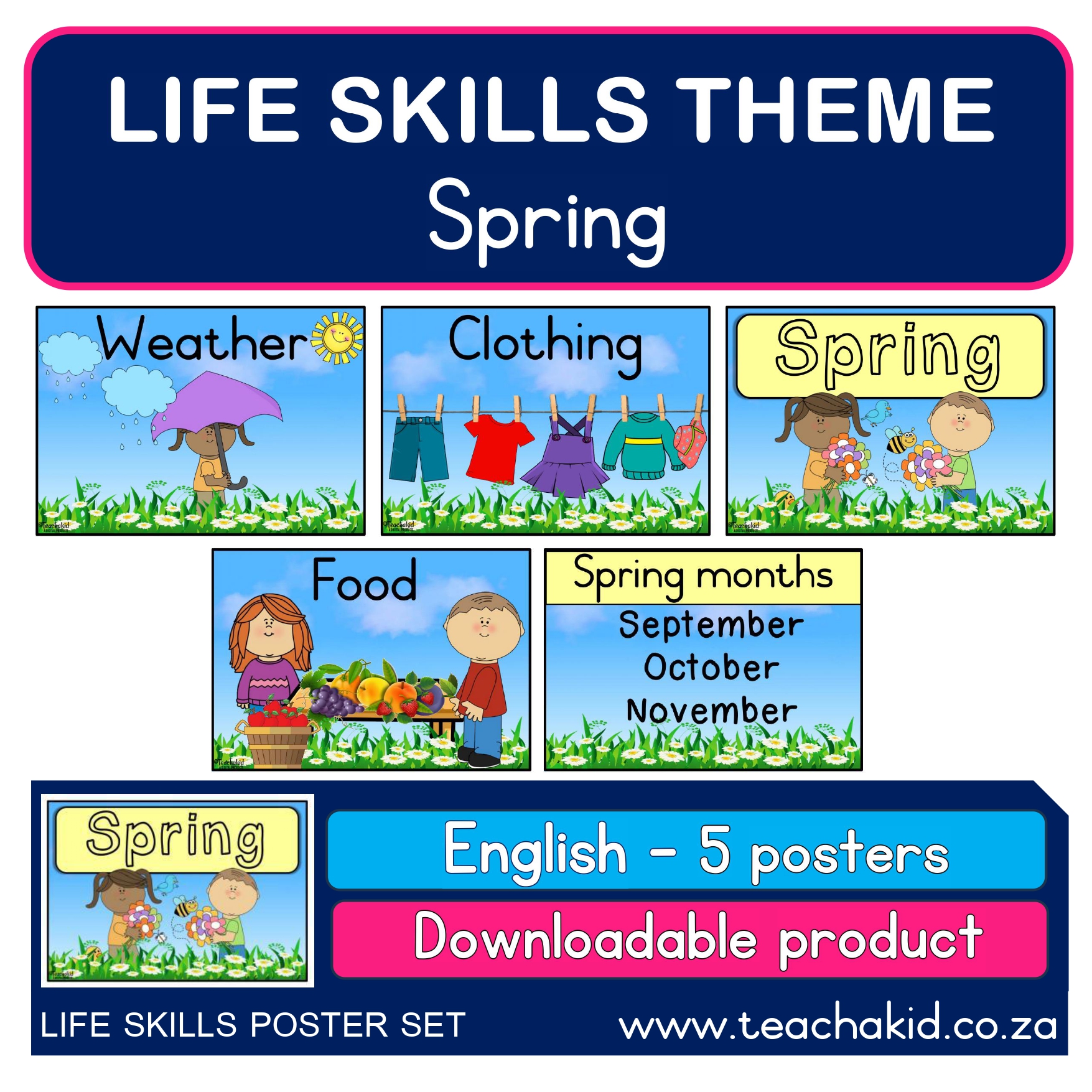 Life Skills posters Spring (PDF)