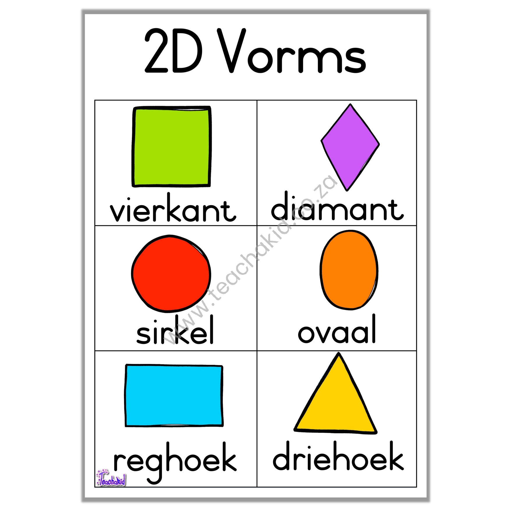 2D vorms – poster (printed)