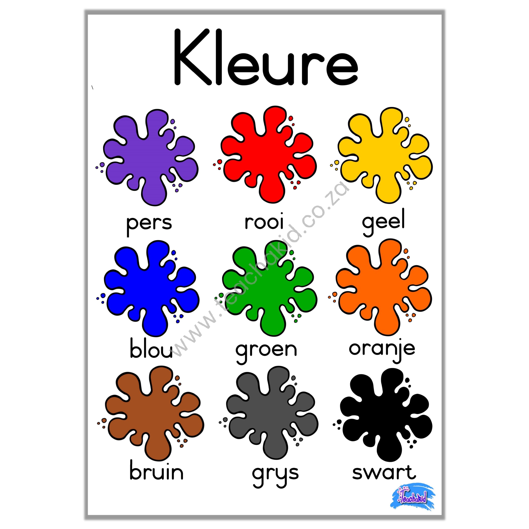 Kleure 01 – poster (printed)