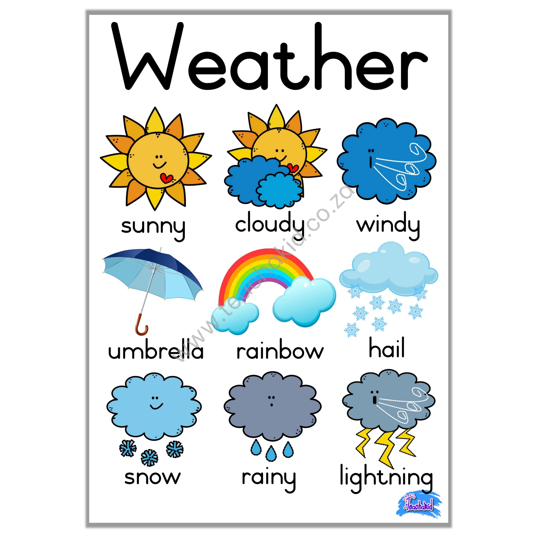 Weather – poster (printed)