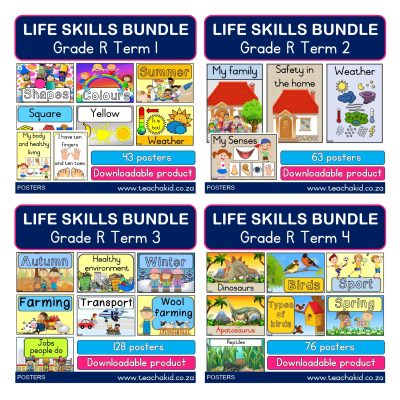 Grade R Life Skills year bundle (PDF)