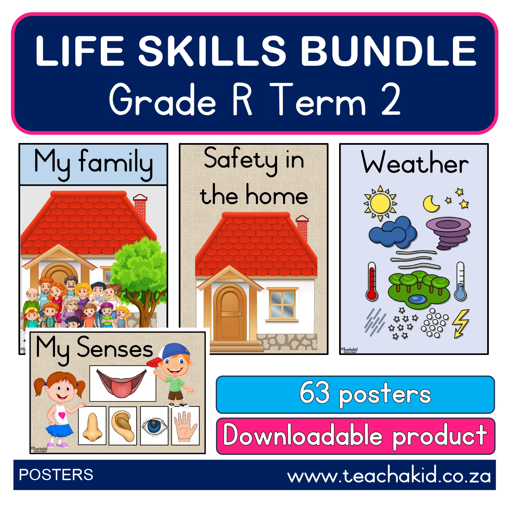 Grade R Term 2 Life Skills bundle (PDF)