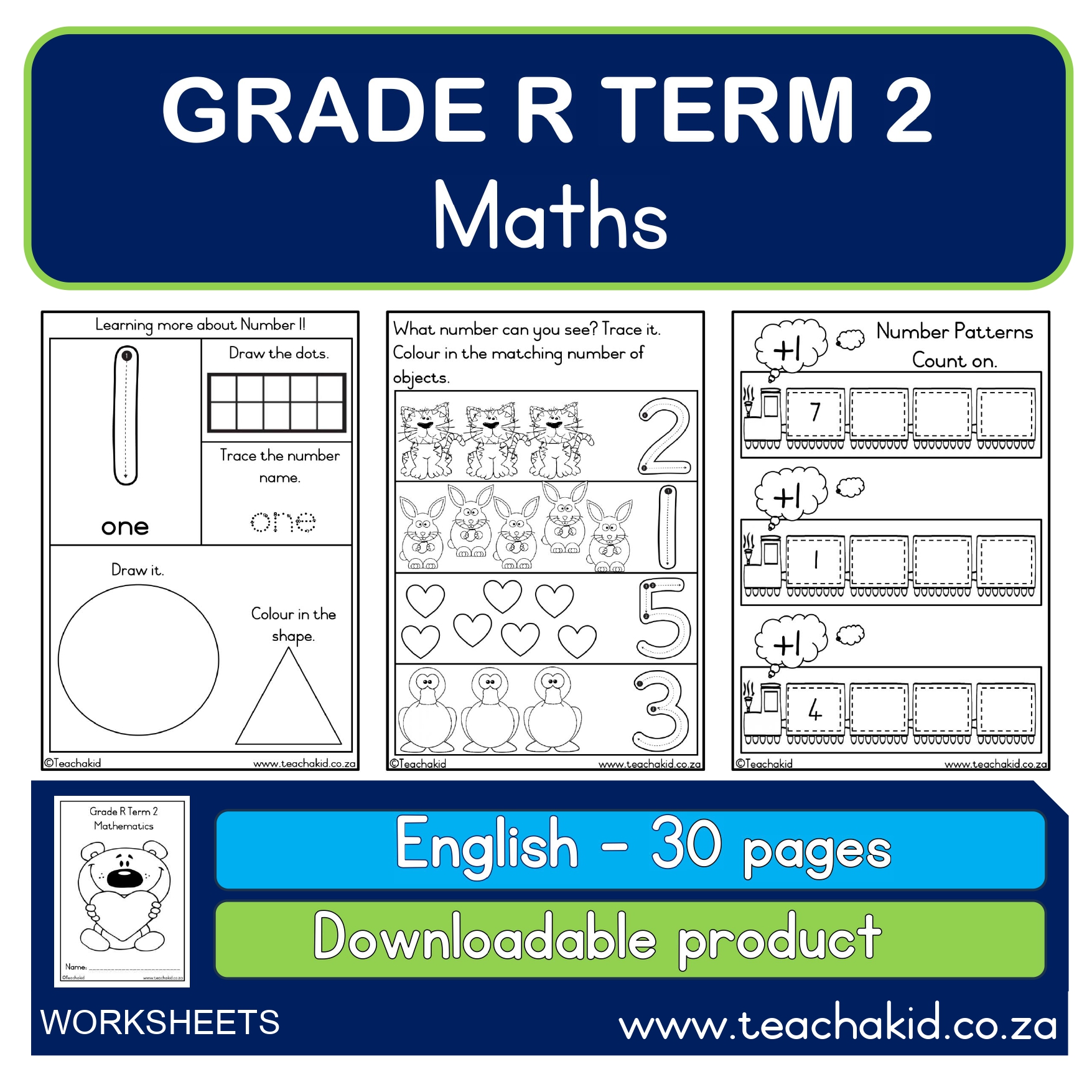 Grade R Term 2 Maths (PDF)