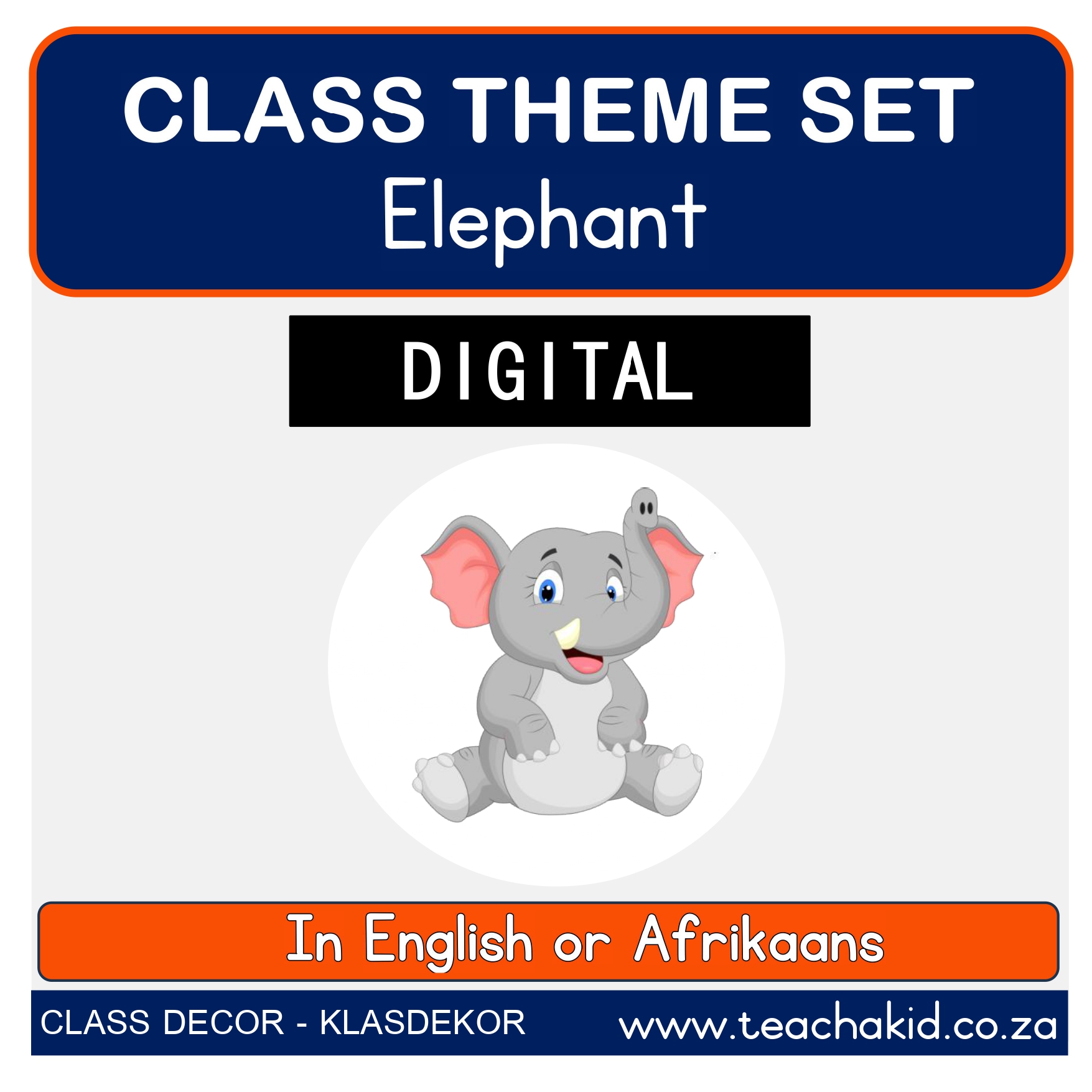 Elephant class theme set (PDF)