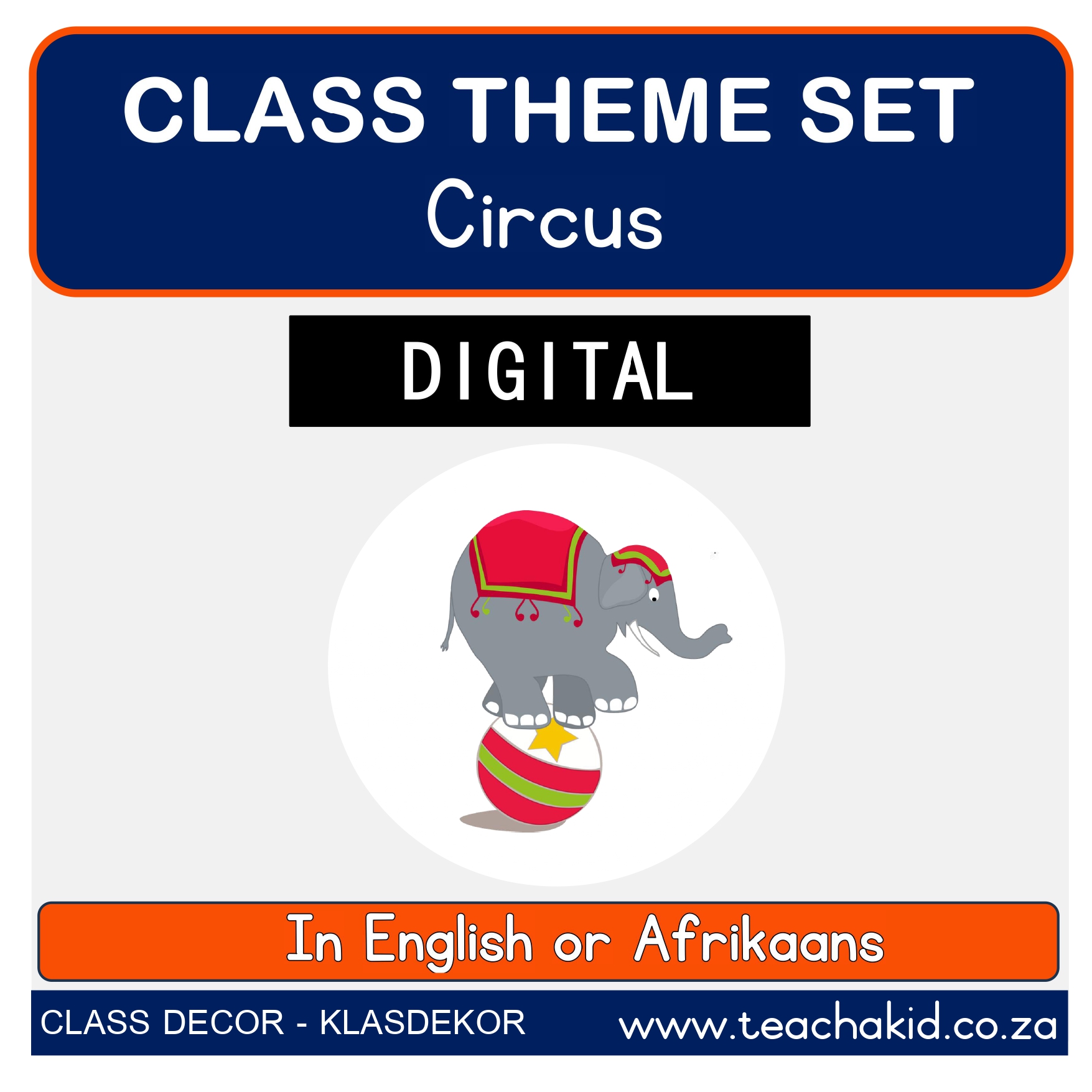 Circus class theme set (PDF)