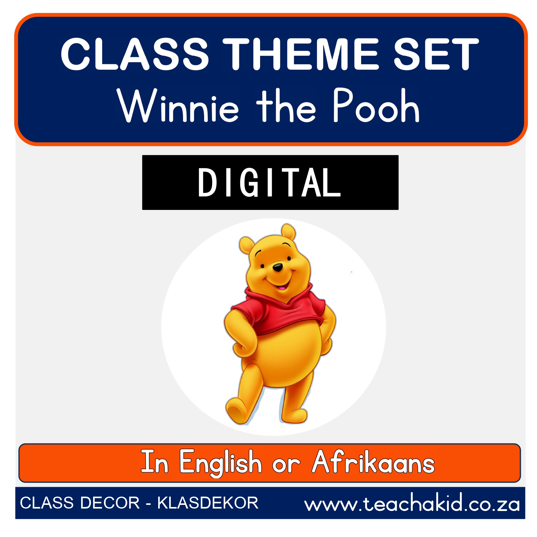 Winnie the Pooh class theme set (PDF)