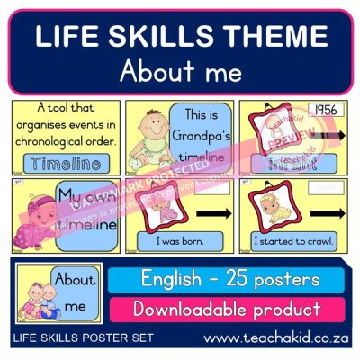 Life Skills posters About me (PDF)