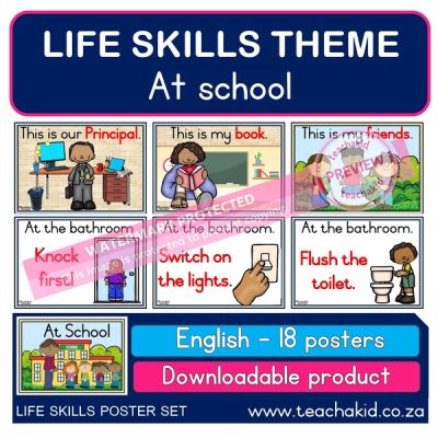 Life Skills posters At school (PDF)