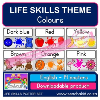 Life Skills posters Colours (PDF)
