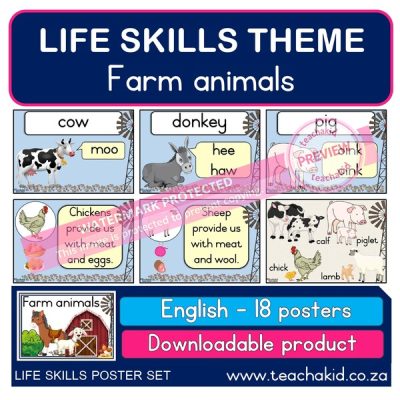 Farm animals – Life Skills theme (PDF)