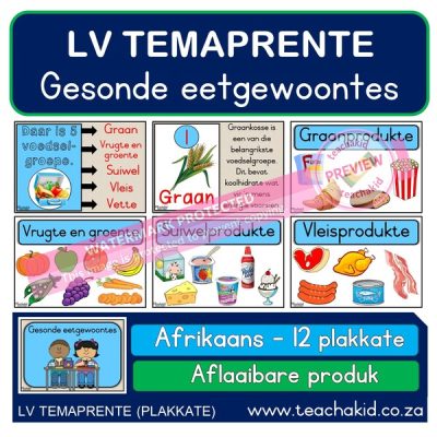 Temaprente Gesonde eetgewoontes (PDF)