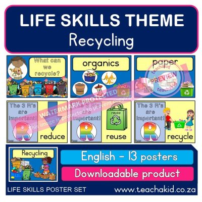 Life Skills posters Recycling (PDF)