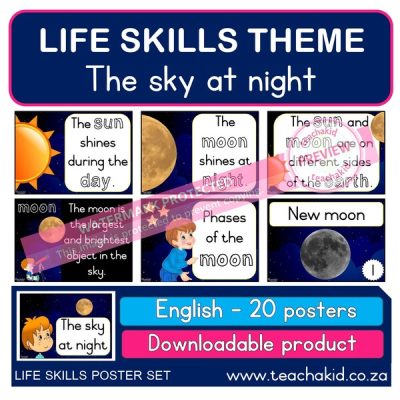 Life Skills posters The sky at night (PDF)