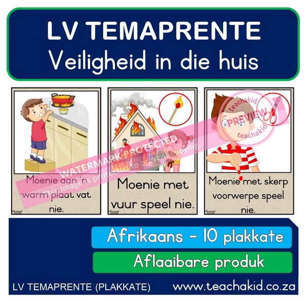 Temaprente Veiligheid in die huis (PDF)