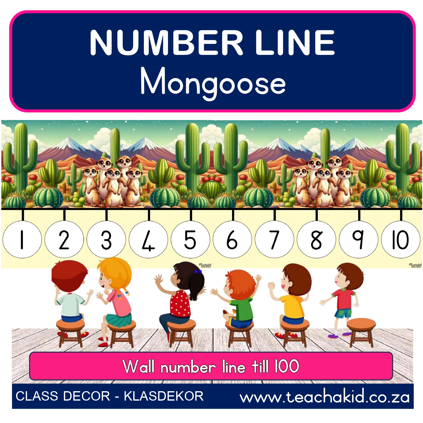 Mongoose – number line to 100 (PDF)
