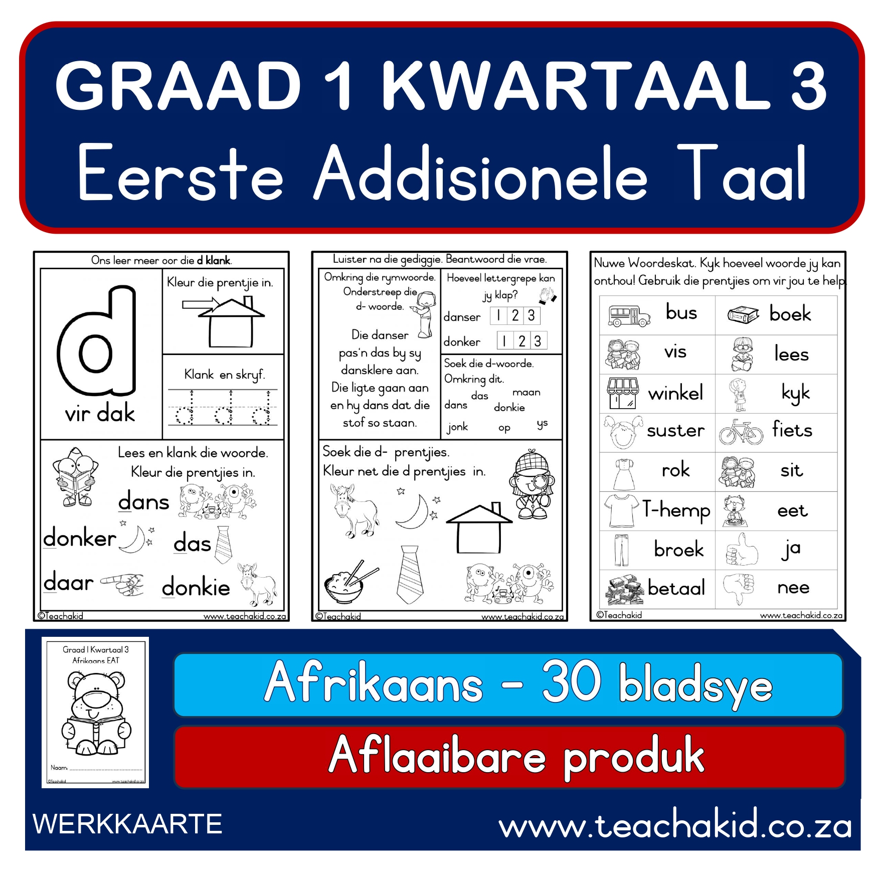 Graad 1 Kwartaal 3 Afrikaans Eerste Addisionele Taal (PDF)