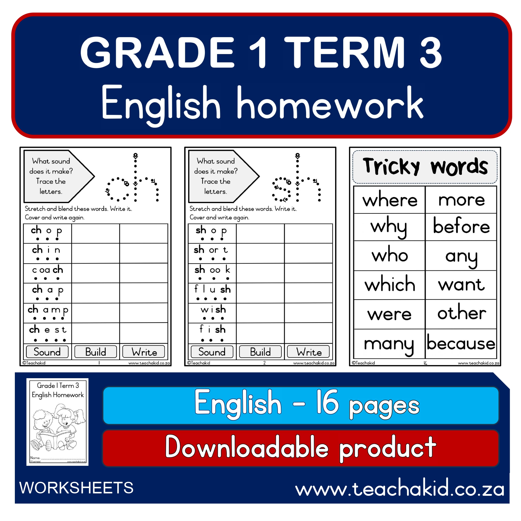 Grade 1 Term 3 Homework for Home Language (PDF)