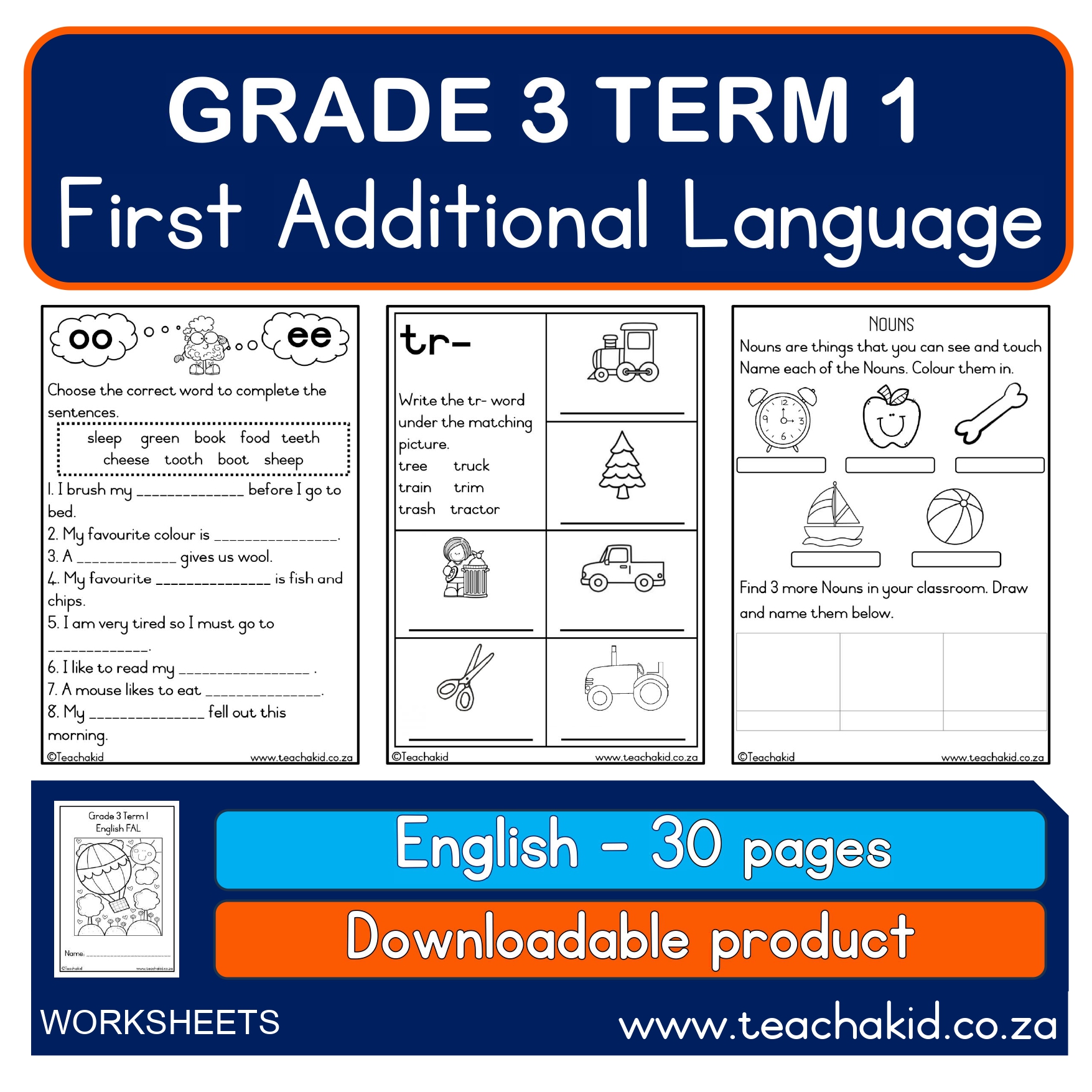 Grade 3 Term 1 English First Additional Language (PDF)