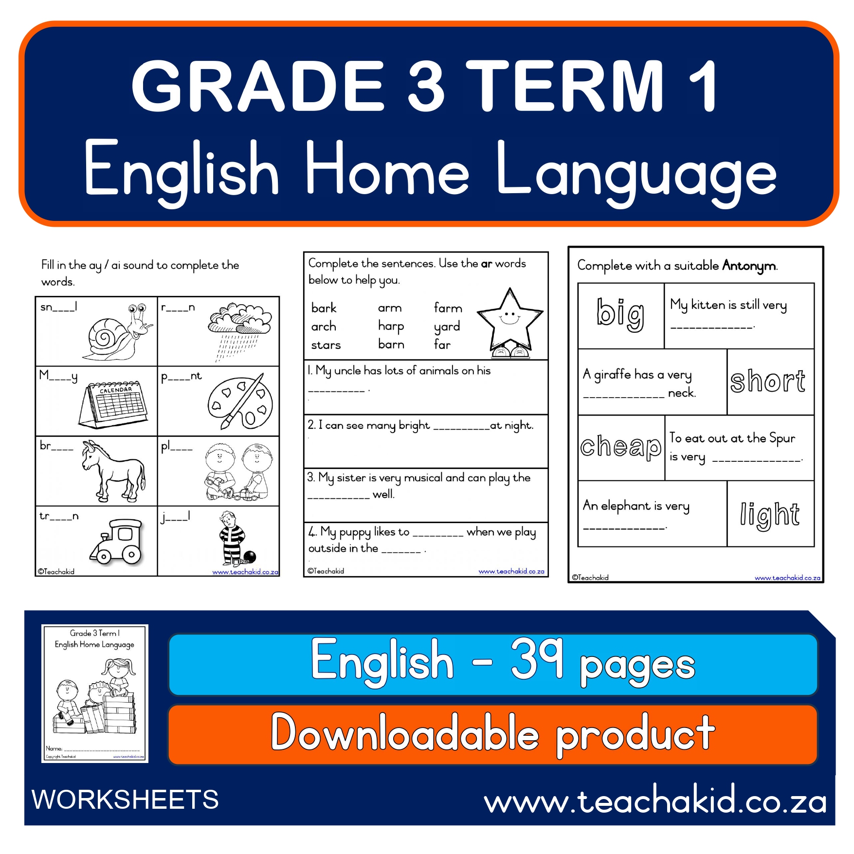 Grade 3 Term 1 English Home Language (PDF)