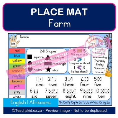 Farm Place mat 01 (PDF)