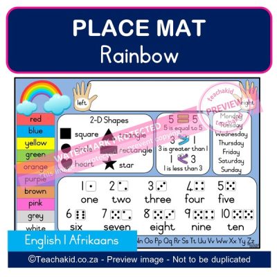 Rainbow Place mat 01 (PDF)