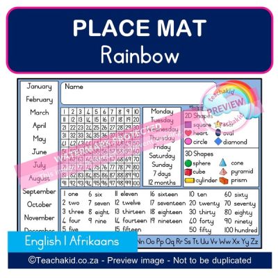 Rainbow Place mat 02 (PDF)