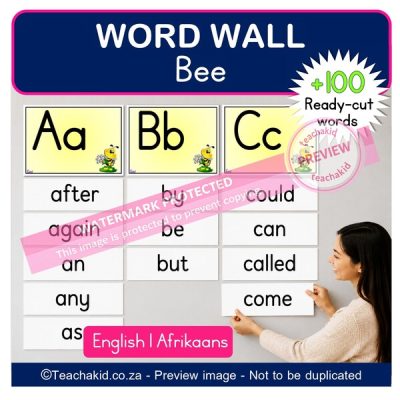 Bee Word Wall (printed)