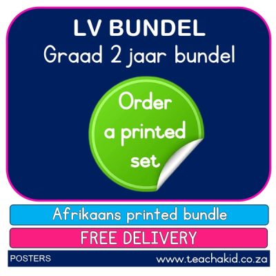Plakkaat bundel: Graad 2 LV vir die jaar (printed)